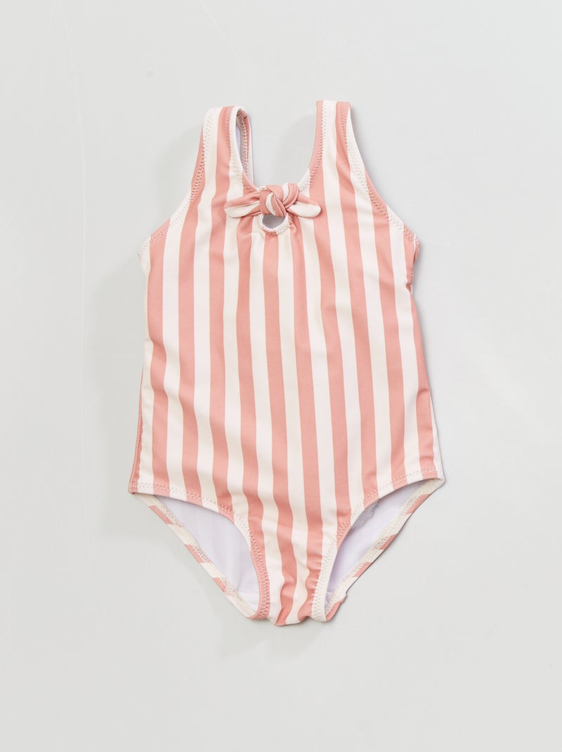 Bañador a rayas ROSA - Kiabi
