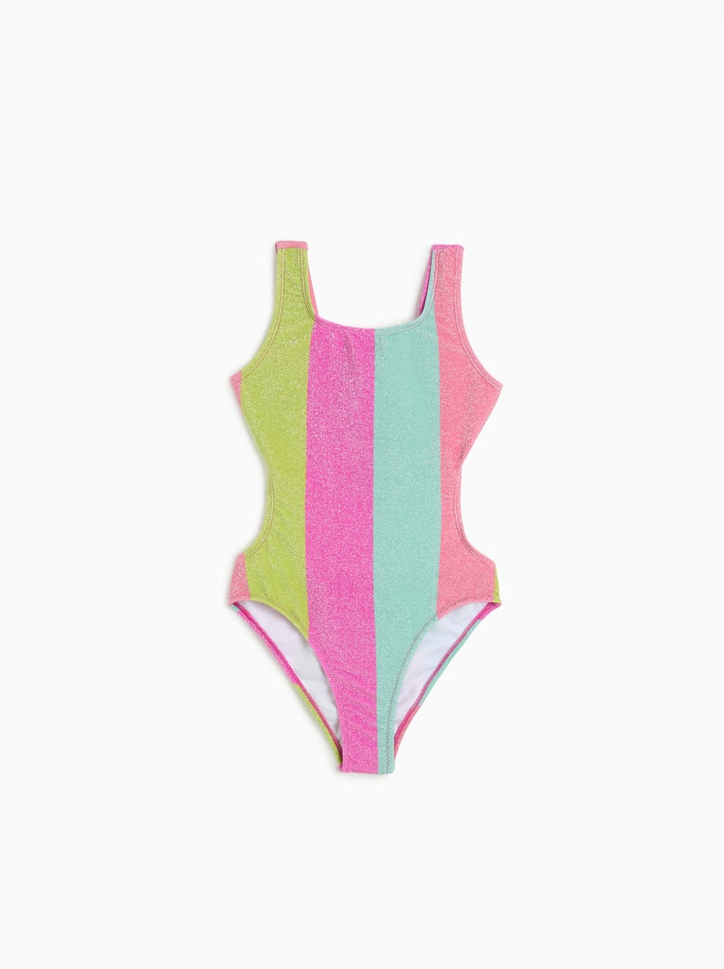 Bañador brillante, MO Fashion Verde - Kiabi