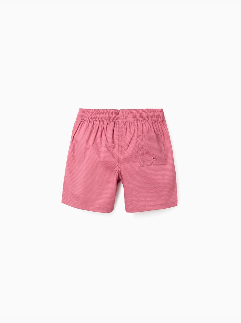 Bañador con cordón y bolsillo Rosa oscuro - Kiabi