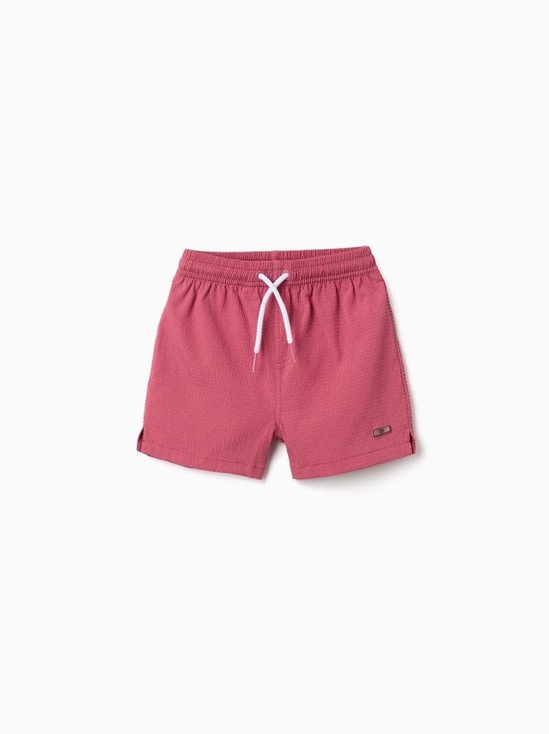 Bañador con cordón y bolsillo Rosa oscuro - Kiabi