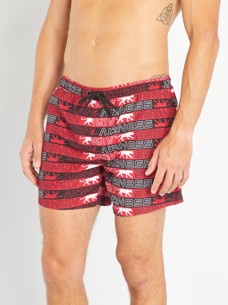 Bañador con estampado 'Airness' ROJO - Kiabi