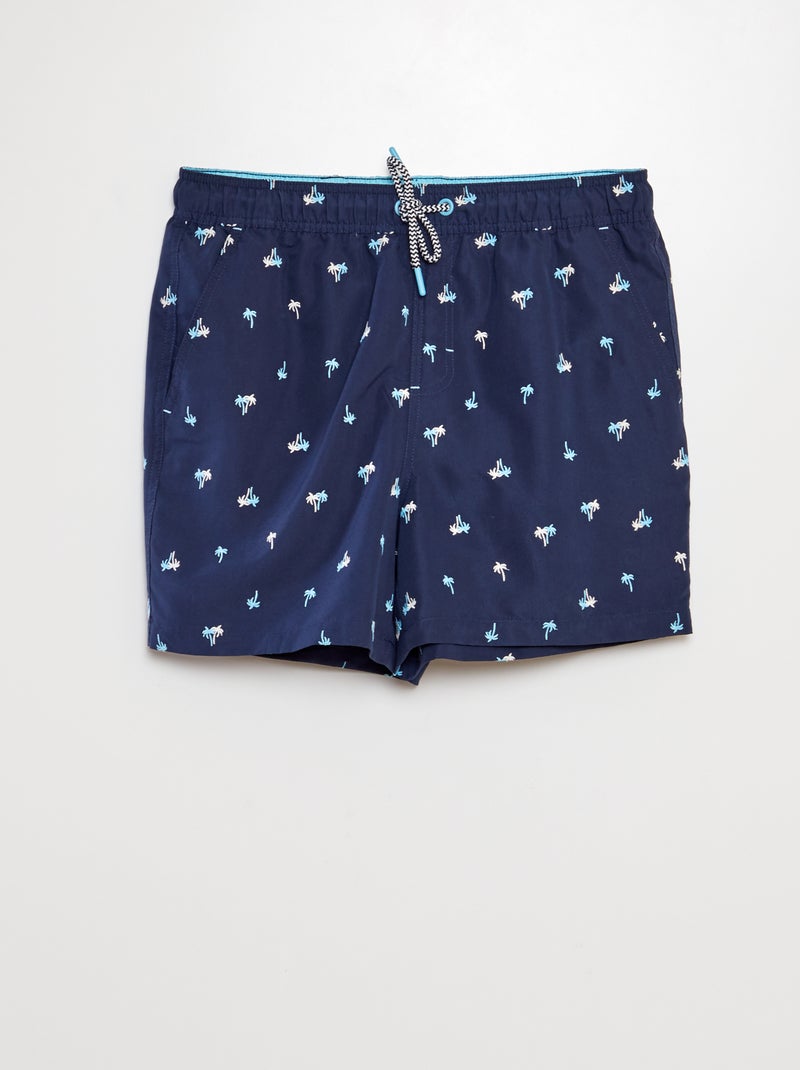 Bañador con estampado AZUL - Kiabi