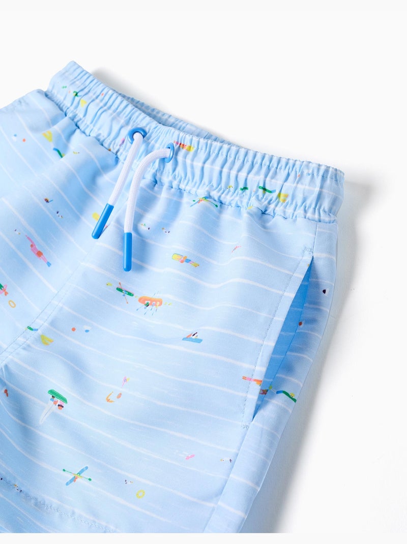 Bañador con estampado Carolina Celas x Zippy Azul claro - Kiabi