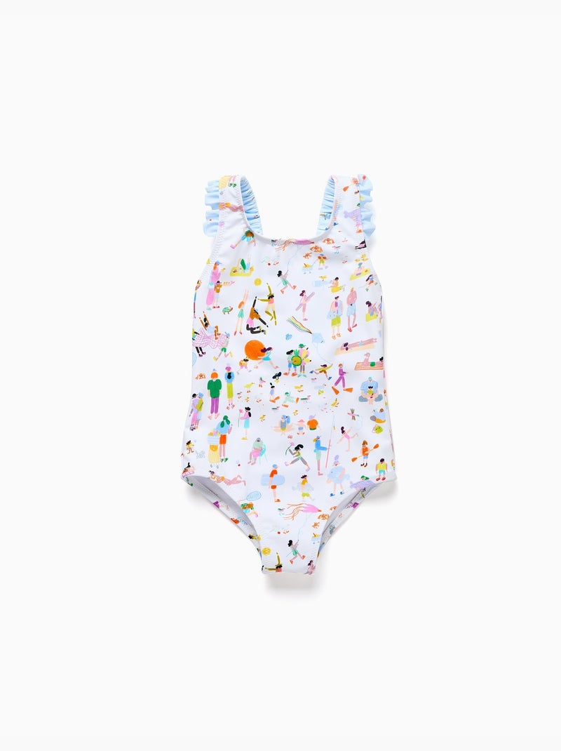 Bañador con estampado Carolina Celas x Zippy Blanco - Kiabi