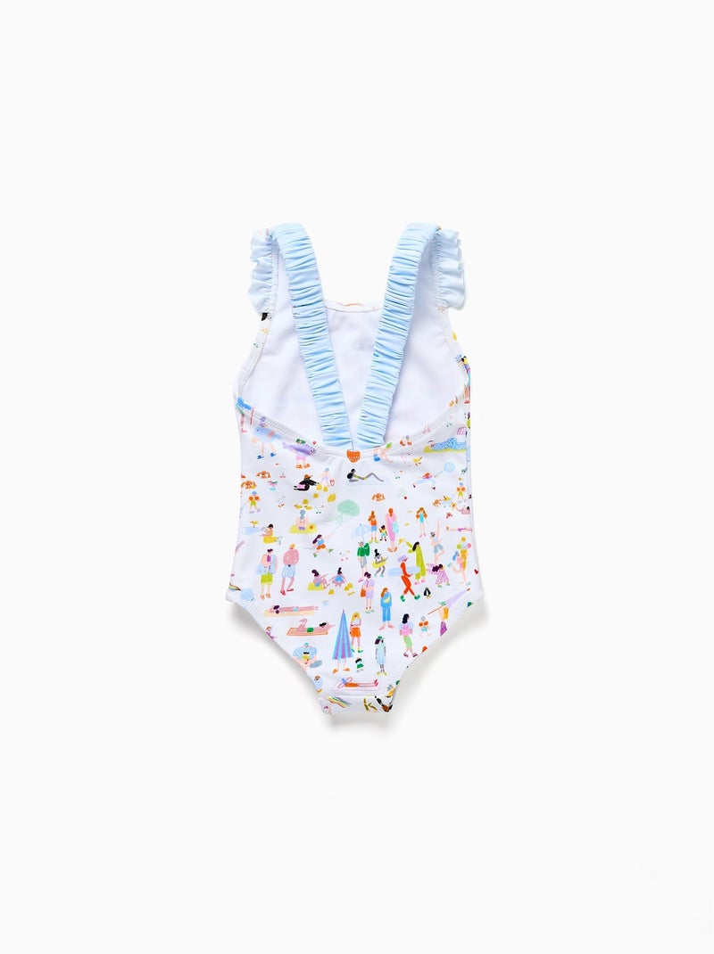 Bañador con estampado Carolina Celas x Zippy Blanco - Kiabi