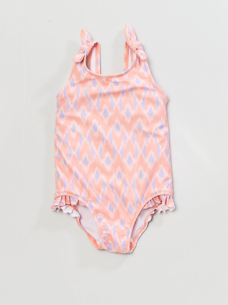 Bañador con estampado de fantasía ikat - Kiabi
