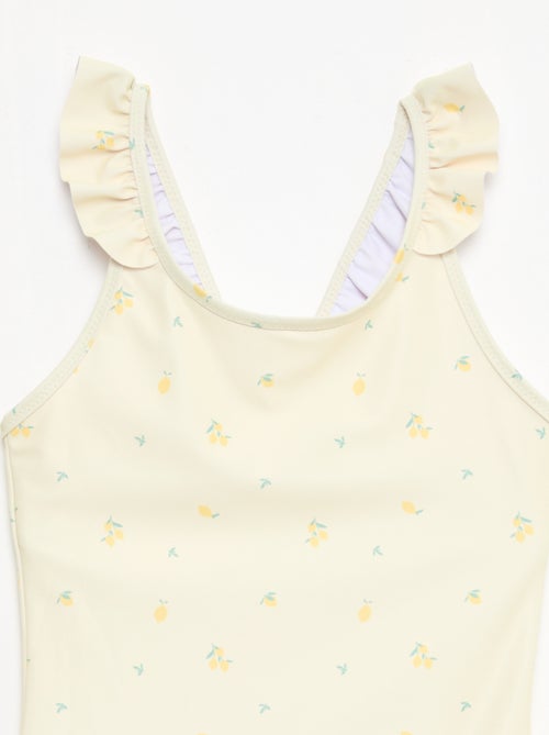 Bañador con estampado integral tropical - Kiabi