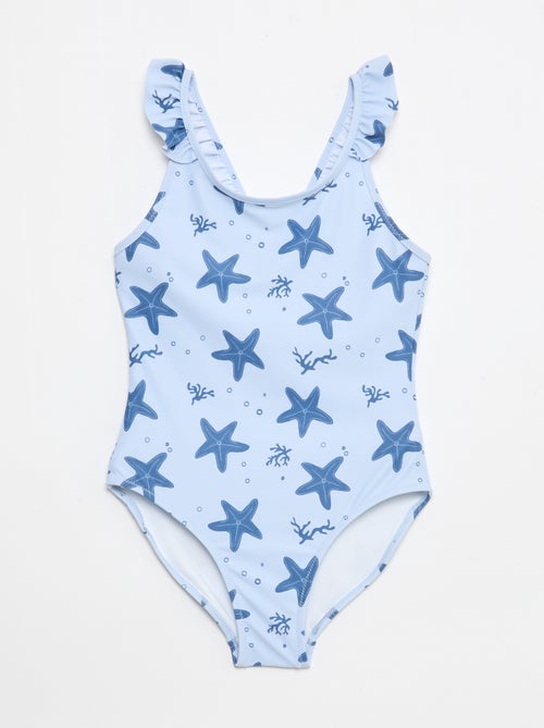 Bañador con estampado integral tropical - Kiabi