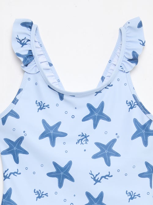 Bañador con estampado integral tropical - Kiabi