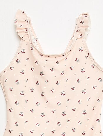 Bañador con estampado integral tropical