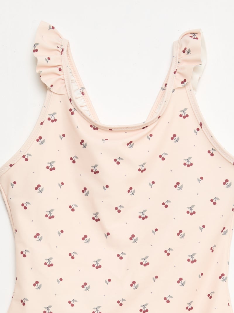 Bañador con estampado integral tropical Rosa - Kiabi