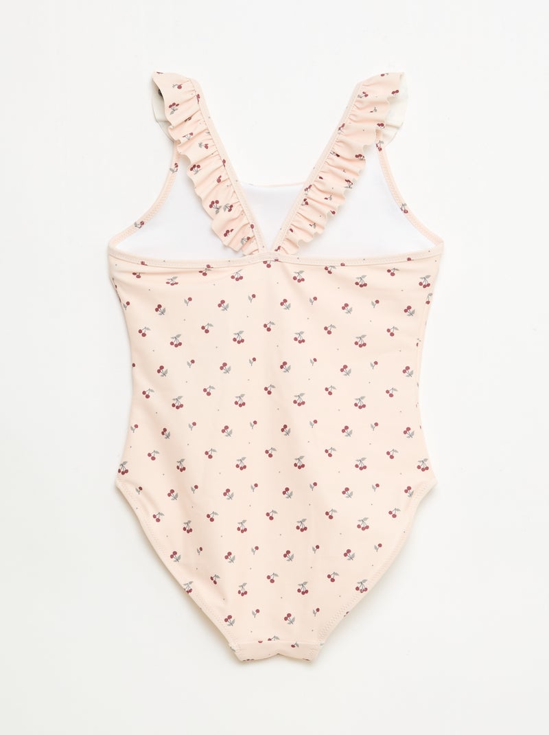 Bañador con estampado integral tropical Rosa - Kiabi