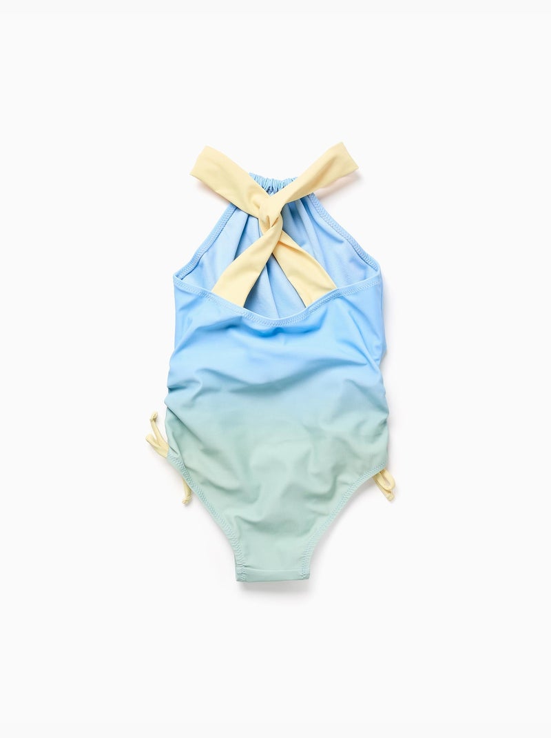 Bañador con estampado marino y lentejuelas Azul claro - Kiabi