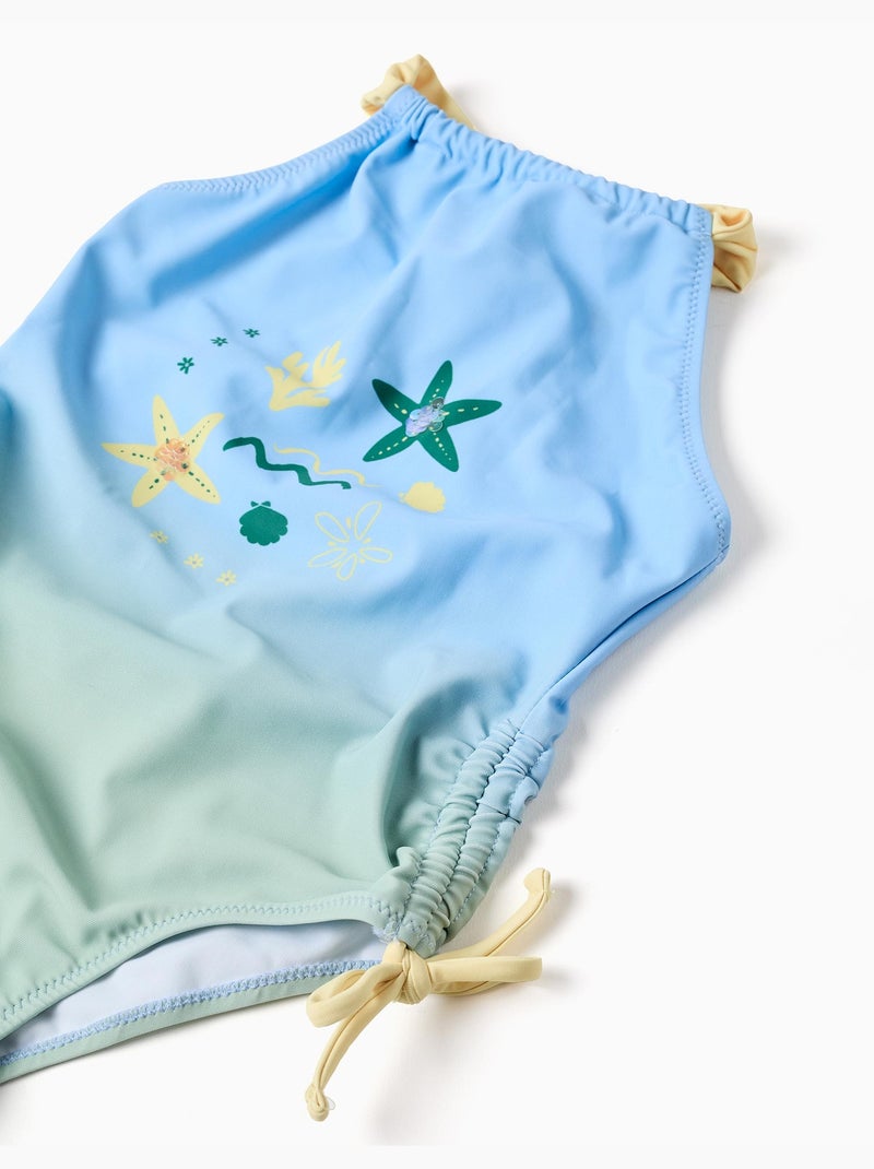 Bañador con estampado marino y lentejuelas Azul claro - Kiabi