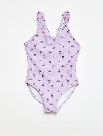 Bañador con estampado tropical integral