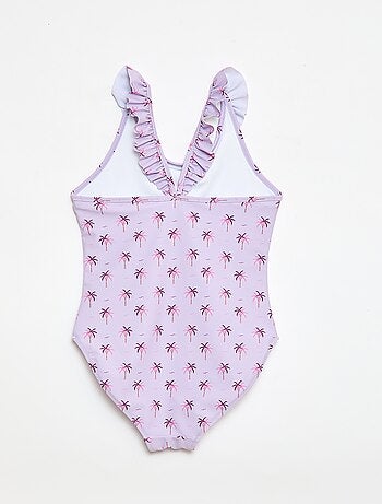 Bañador con estampado tropical integral