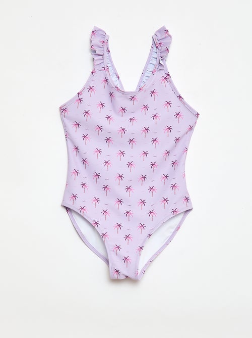 Bañador con estampado tropical integral - Kiabi