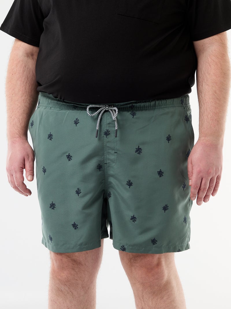 Bañador con estampado Verde - Kiabi