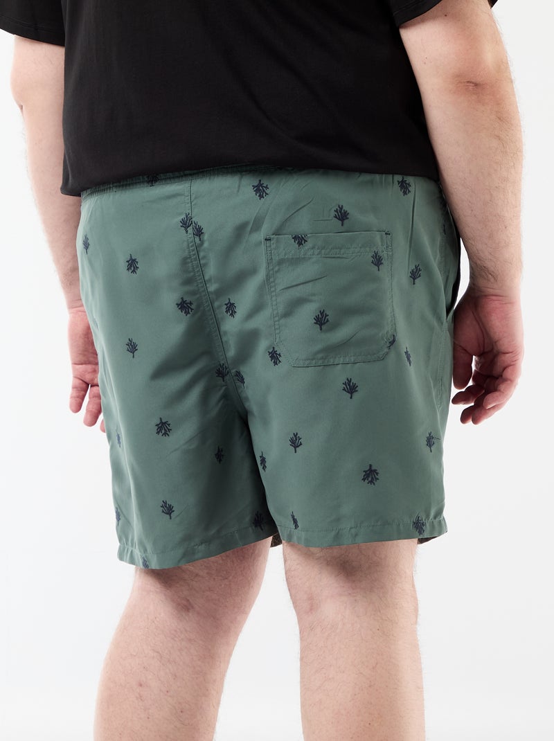 Bañador con estampado Verde - Kiabi