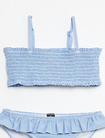 Bañador con estampado + volantes - 2 piezas