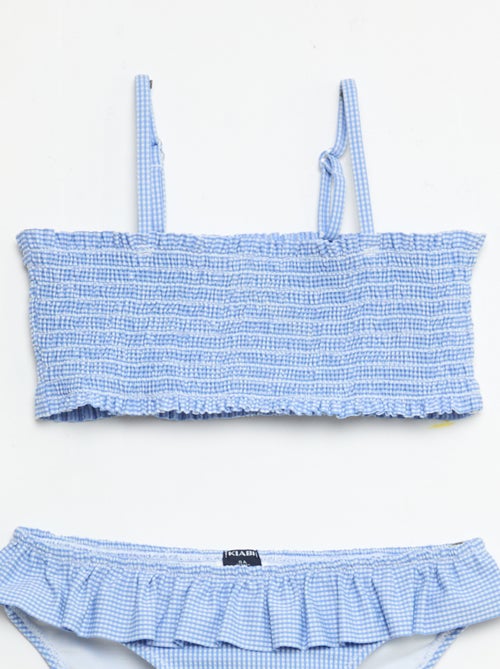 Bañador con estampado + volantes - 2 piezas - Kiabi