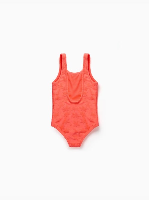 Bañador con motivo de estrellas en bouclé - Kiabi