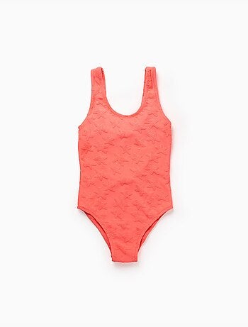 Bañador con motivo de estrellas en bouclé