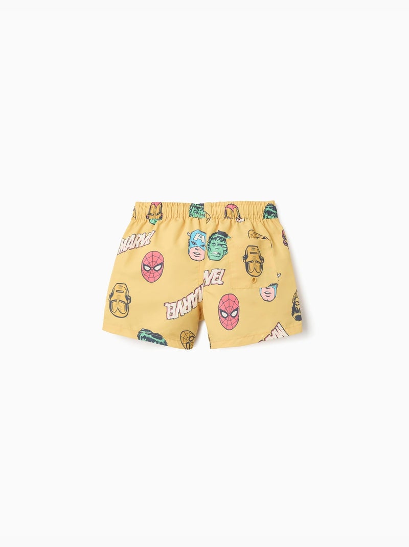 Bañador con motivo de Marvel y cordón Amarillo oscuro - Kiabi