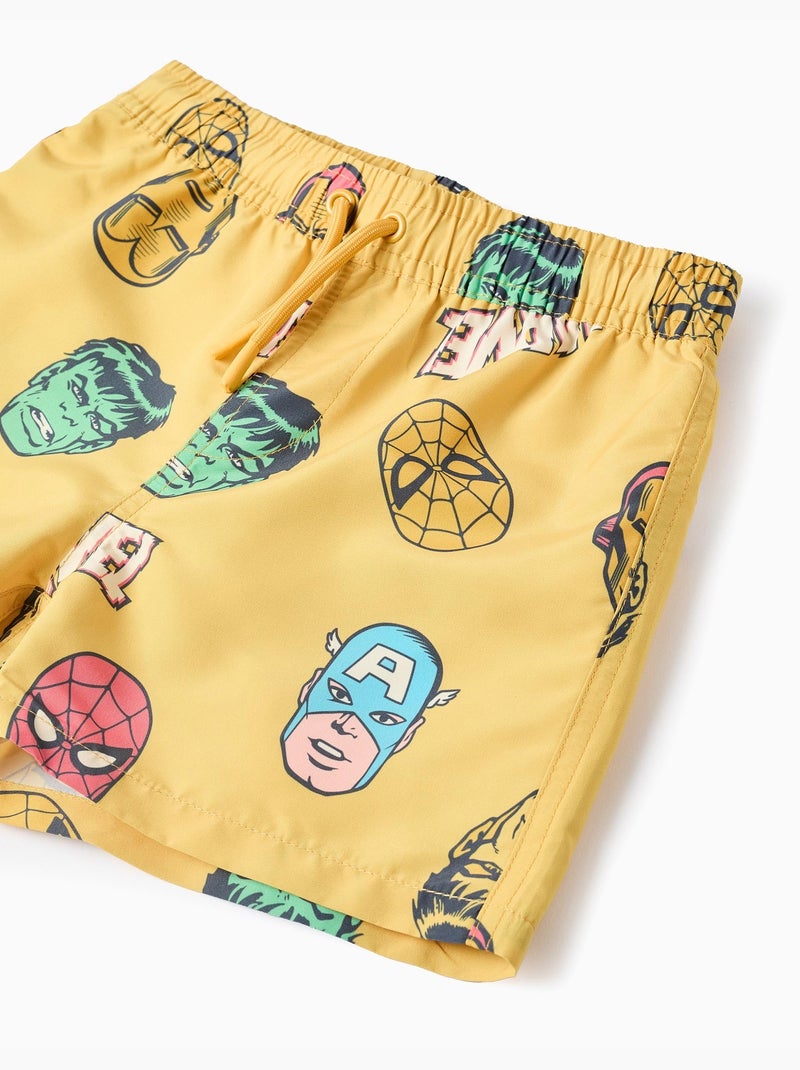 Bañador con motivo de Marvel y cordón Amarillo oscuro - Kiabi