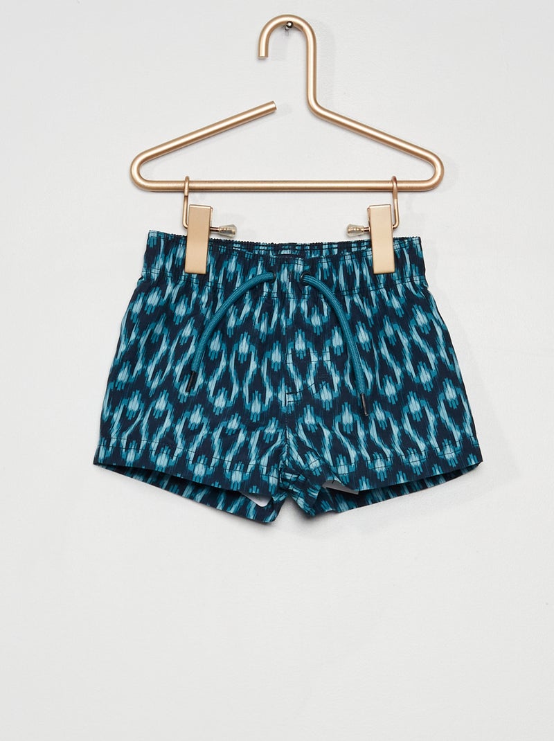 Bañador con motivos de flores ikat - Kiabi