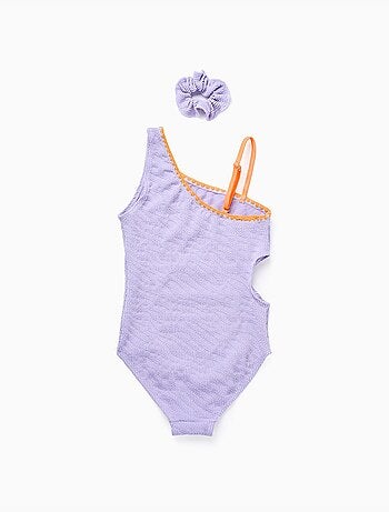 Bañador con recorte + coletero