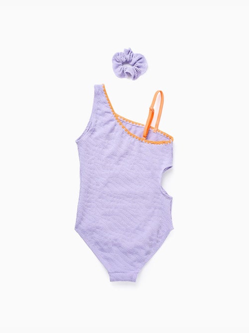 Bañador con recorte + coletero - Kiabi