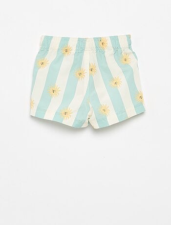 Bañador corto con estampado