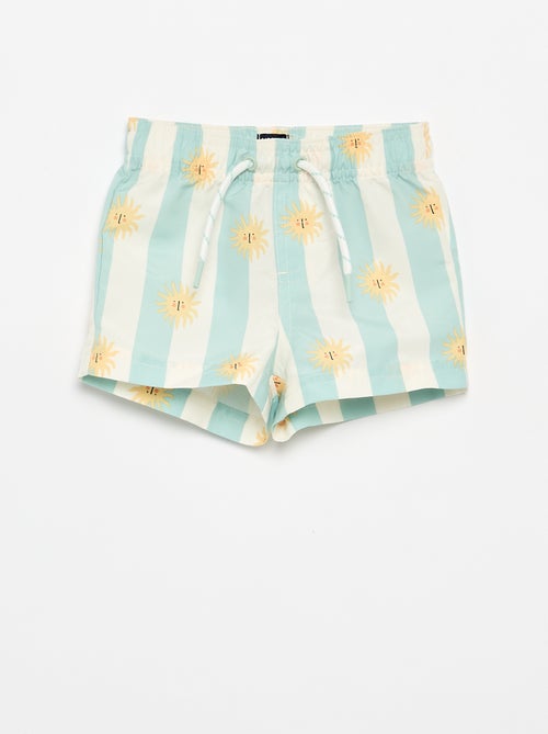 Bañador corto con estampado - Kiabi