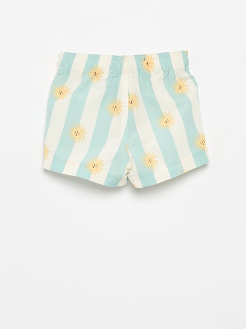 Bañador corto con estampado - Kiabi