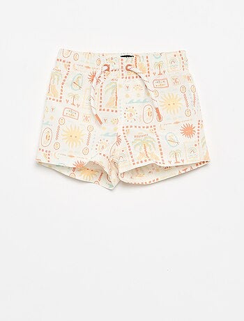 Bañador corto con estampado