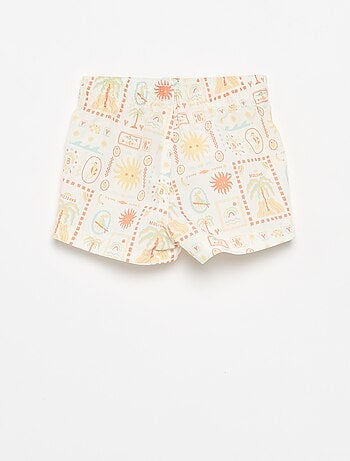 Bañador corto con estampado