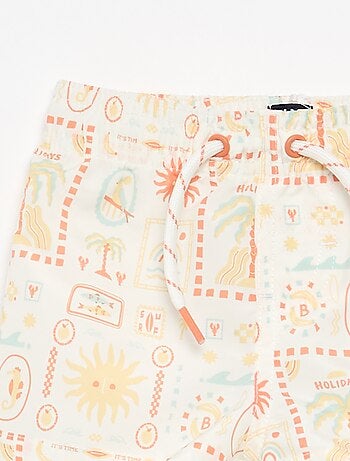 Bañador corto con estampado