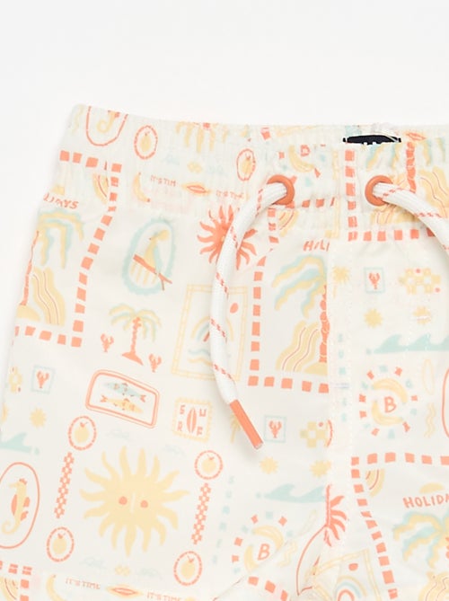 Bañador corto con estampado - Kiabi