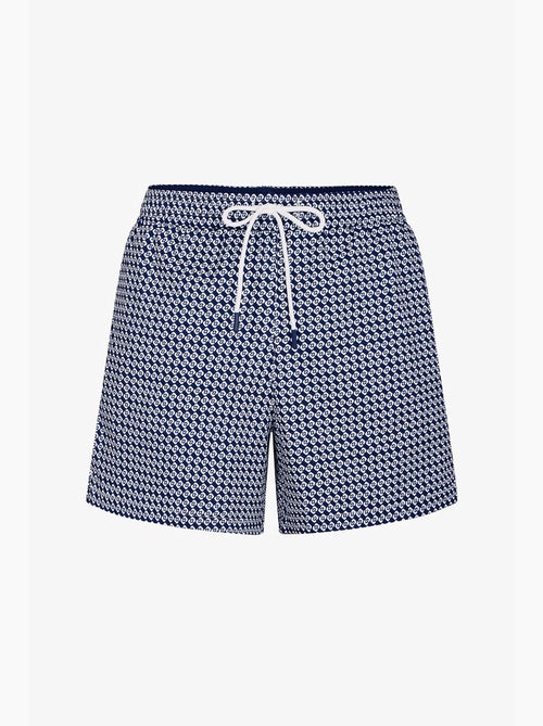 Bañador corto de hombre countty club con estampado geométrico penti - Kiabi Bañador corto de hombre countty club con estampado geométrico penti - Kiabi