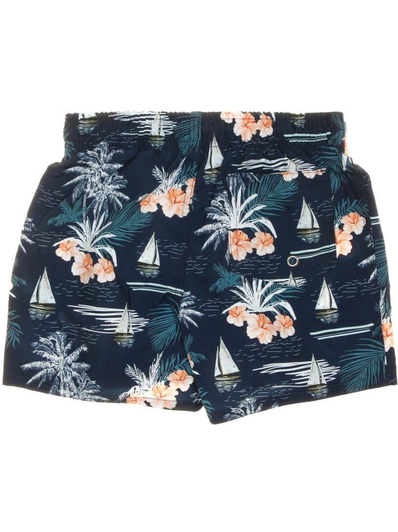 Bañador corto de niño con estampados Sun project Azul Multicolor - Kiabi