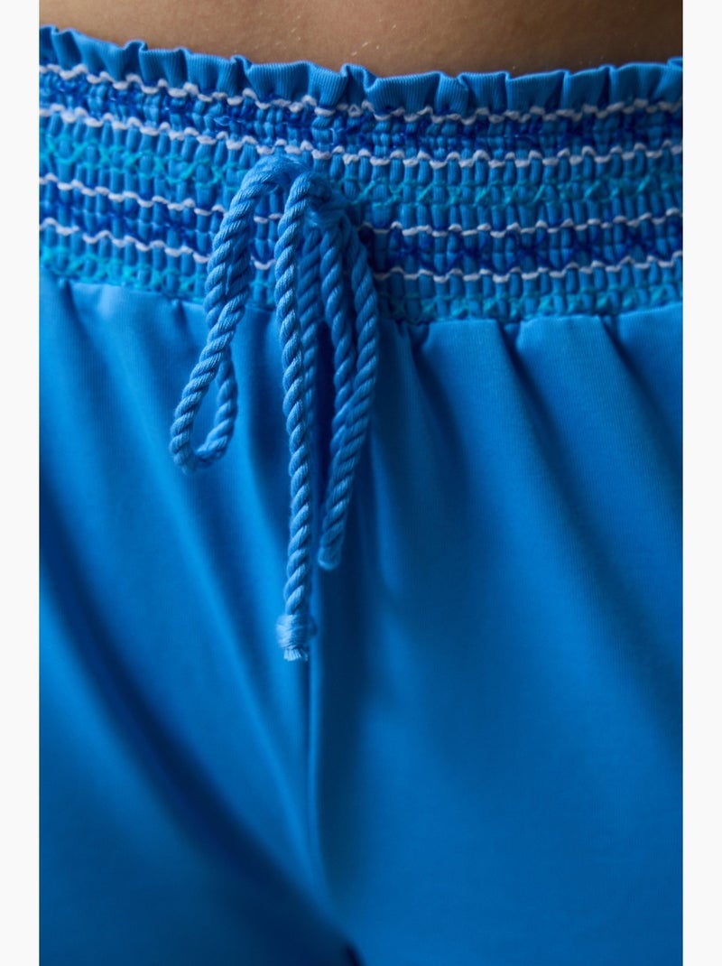 Bañador corto linba mujer penti Azul eléctrico - Kiabi