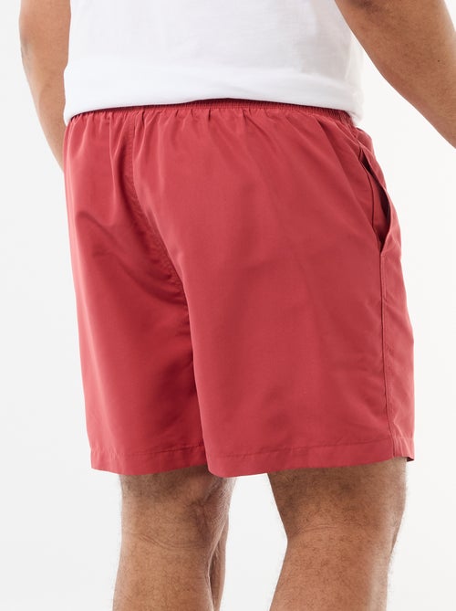 Bañador corto liso - Kiabi