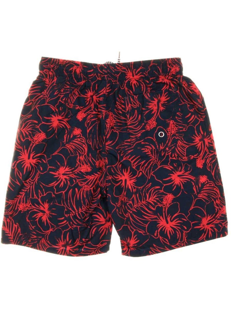 Bañador corto niño Sun Project Azul Rojo - Kiabi