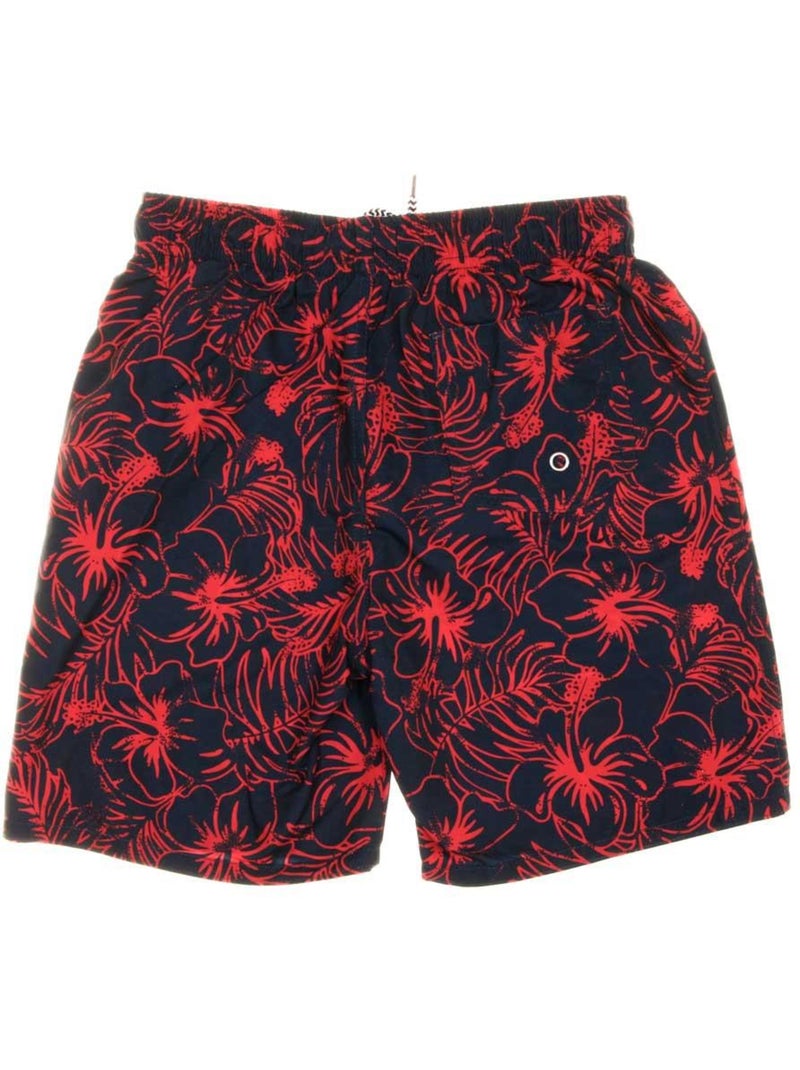 Bañador corto niño Sun Project Azul Rojo - Kiabi
