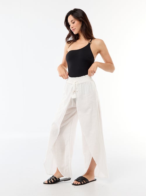 Bañador de 1 pieza asimétrico - Kiabi