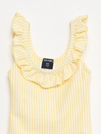 Bañador de 1 pieza con volantes