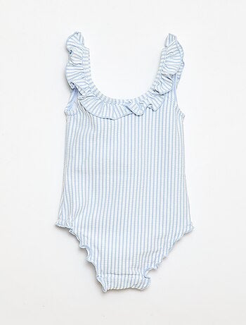 Bañador de 1 pieza con volantes