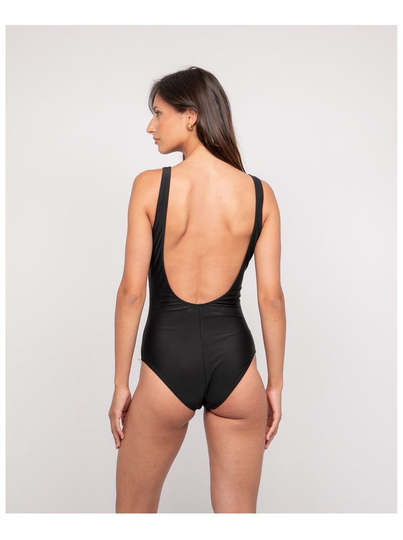 Bañador de 2 piezas de lurex GINNY Negro - Kiabi