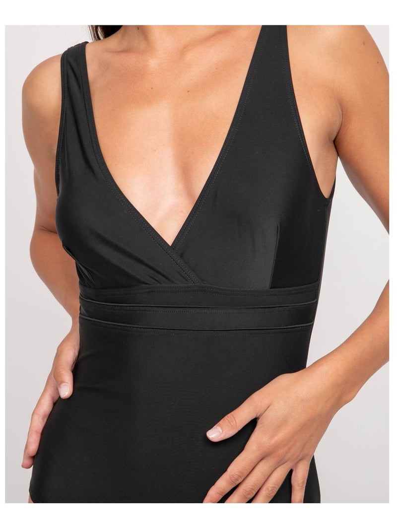 Bañador de 2 piezas de lurex GINNY Negro - Kiabi